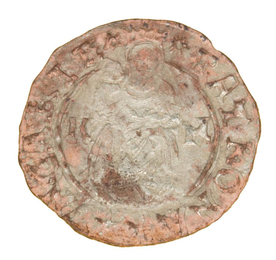Denier de 1555 Ferdinand Ier de Habsbourg Hongrie
