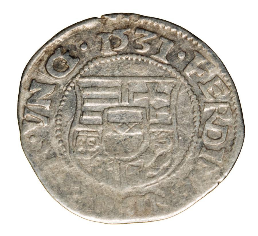 Denier 1531 Ferdinand Ier de Habsbourg Hongrie Kremnica