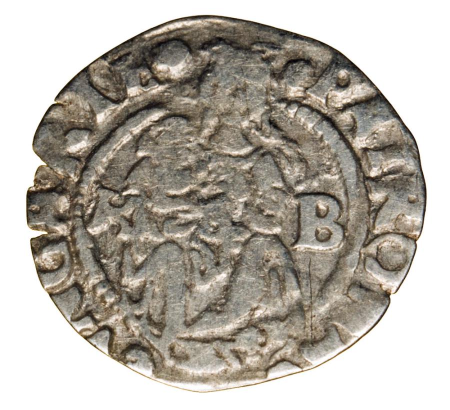 Denier 1544 Ferdinand Ier de Habsbourg Hongrie Kremnica