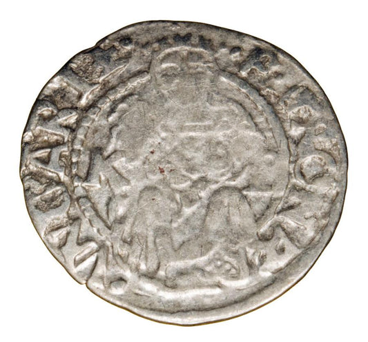Denier 1548 Ferdinand Ier de Habsbourg Hongrie Kremnica