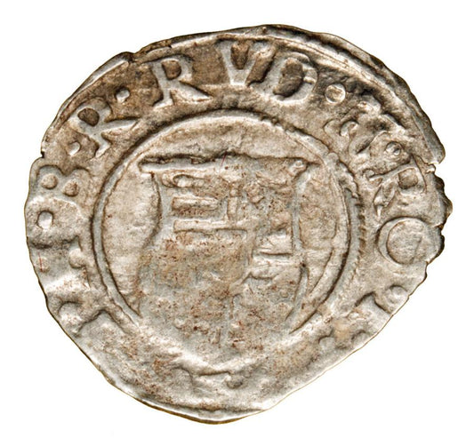 Denier 1599 Rudolf II Habsbourg Hongrie Kremnica