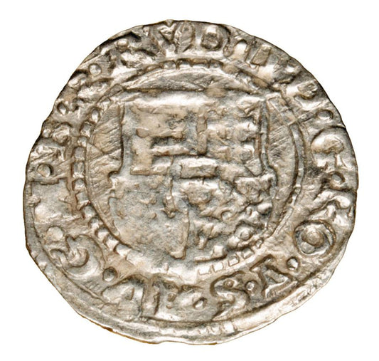 Denier 1604 Rudolf II Habsbourg Hongrie Kremnica