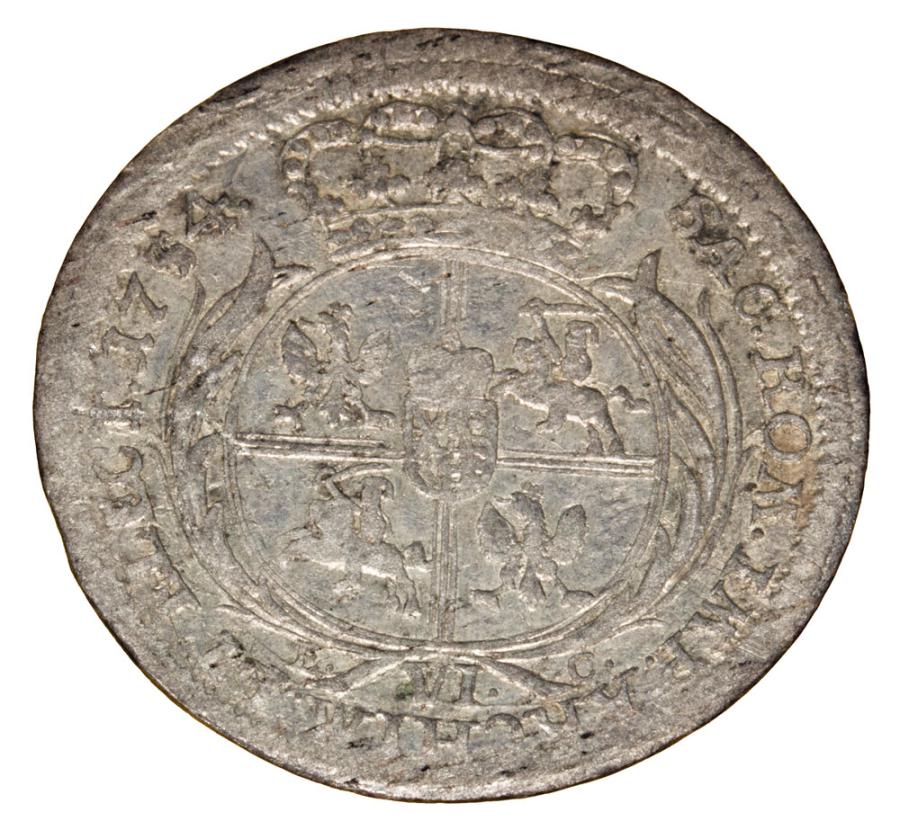 Szóstak 1754 Août III Pologne Leipzig