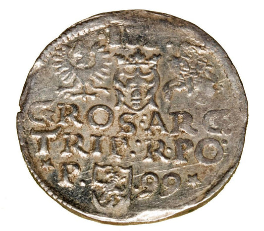 Trojak 1599 Sigismond III Vasa Pologne Poznań