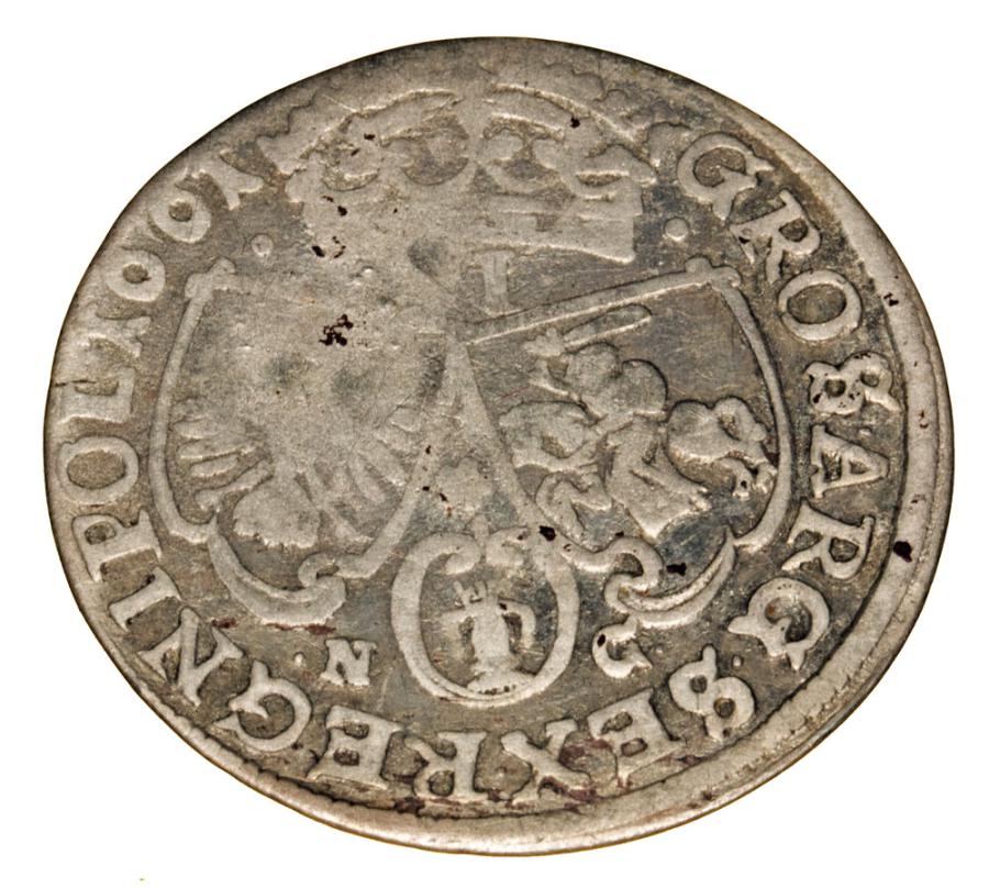 Szóstak 1661 John Casimir Pologne Poznań