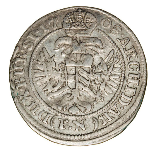 3 kreuzer 1708 Joseph Ier Habsbourg Silésie Wrocław