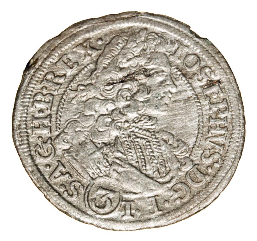 3 kreuzer 1710 Joseph Ier de Habsbourg Silésie Brzeg