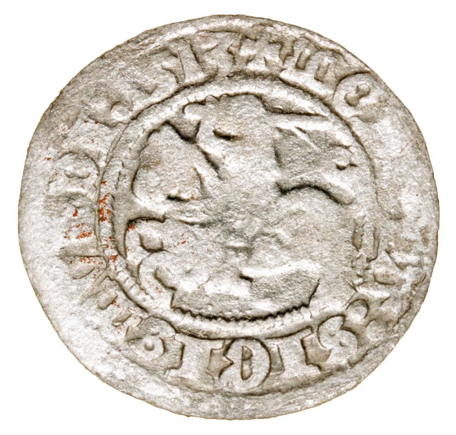 Demi-grosz 1513 Sigismond Ier de la Vieille Lituanie Vilnius
