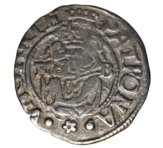 Denier 1579 Rodolphe II Habsbourg Hongrie Kremnica