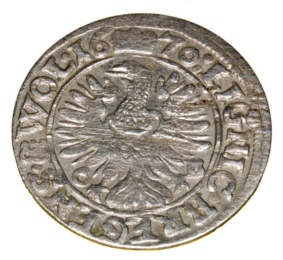 3 kreuzer 1670 Christian Wołowski Brzeg