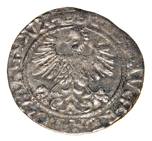 Demi-grosz 1560 Sigismond II Auguste Lituanie Vilnius