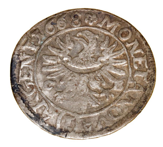 1 kreuzer 1668 Jan Chrystian Brzeg