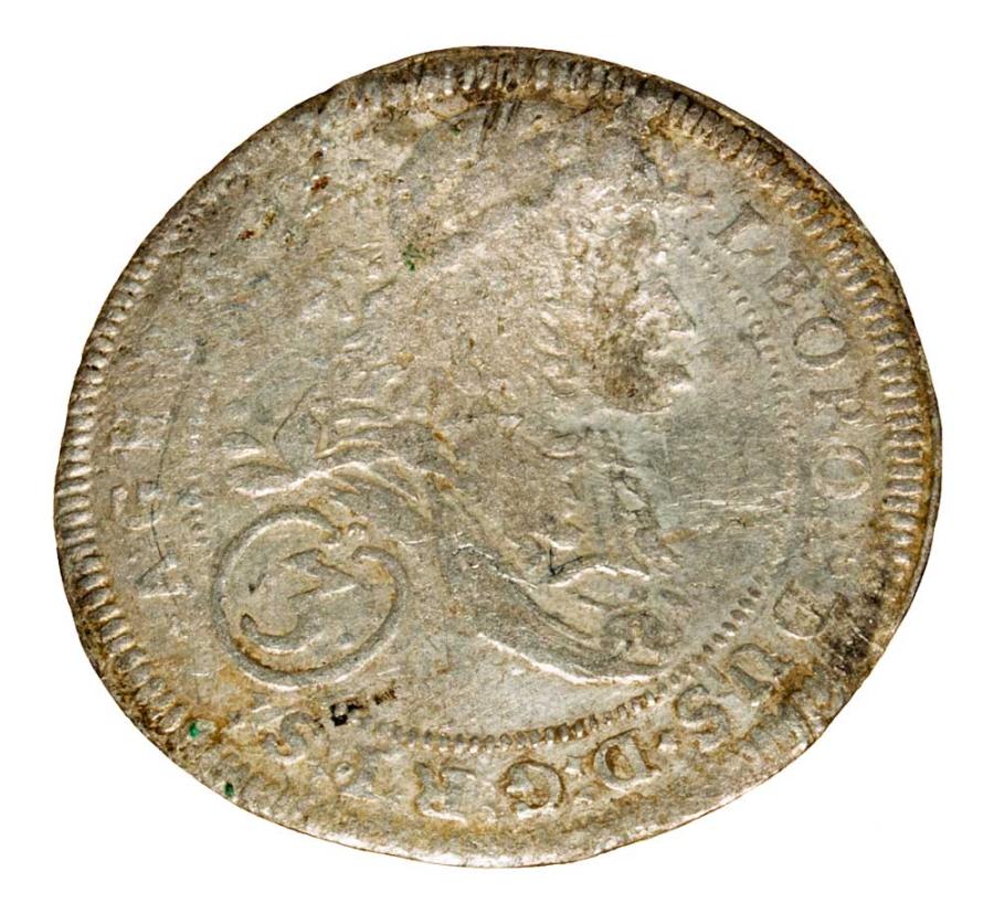 3 kreuzer 1693 Léopold I Habsbourg Autriche Tyrol Vienne