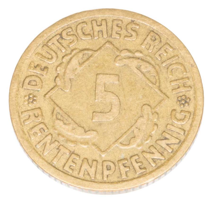 5 rentenpfennig 1924 Allemagne Stuttgart F