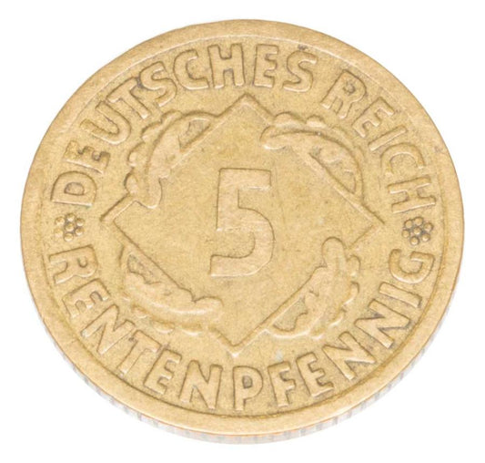 5 rentenpfennig 1924 Allemagne Stuttgart F