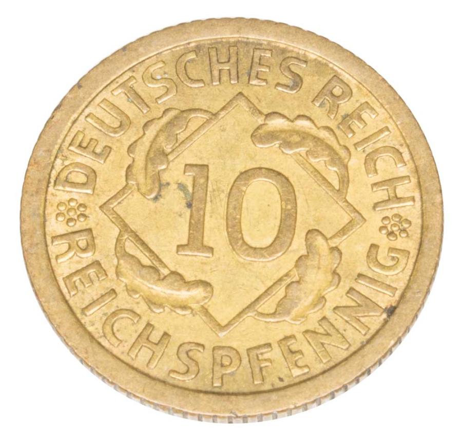 10 Reichspfennig 1935 Allemagne Stuttgart F