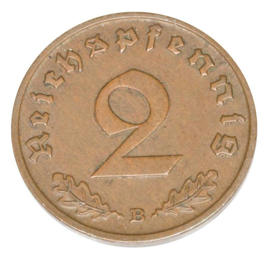 2 Reichspfennig 1938 Allemagne Vienne B