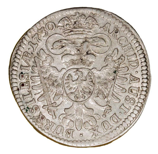 3 kreuzer 1730 Charles VI Habsbourg Silésie Wrocław