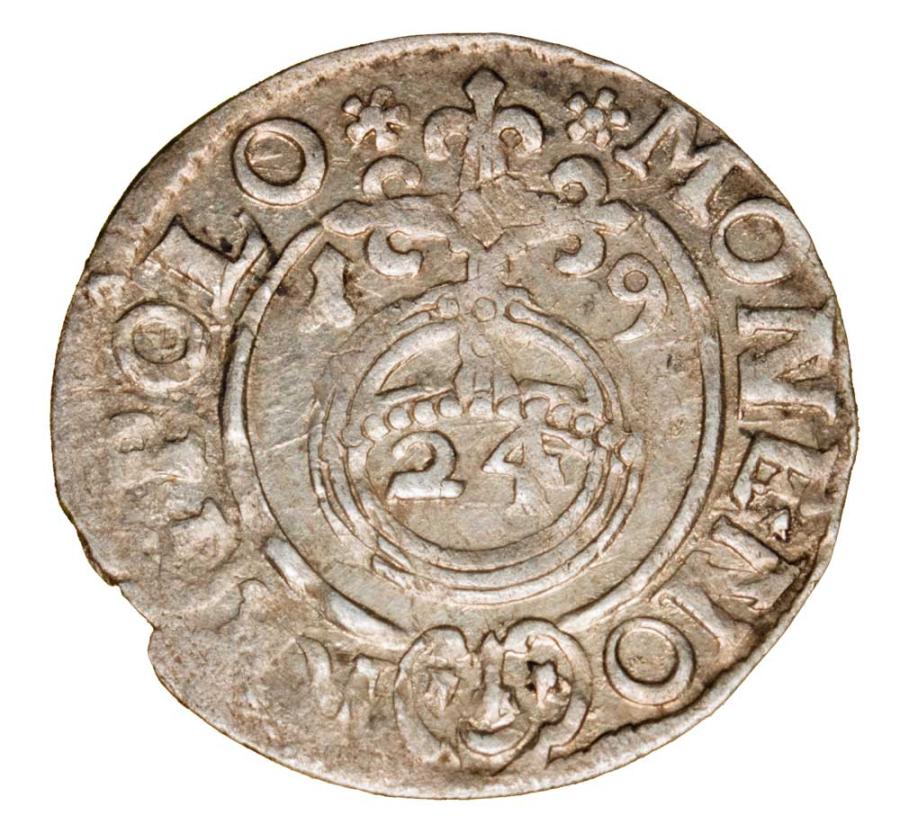 Półtorak 1619 Sigismond III Vasa Pologne Bydgoszcz