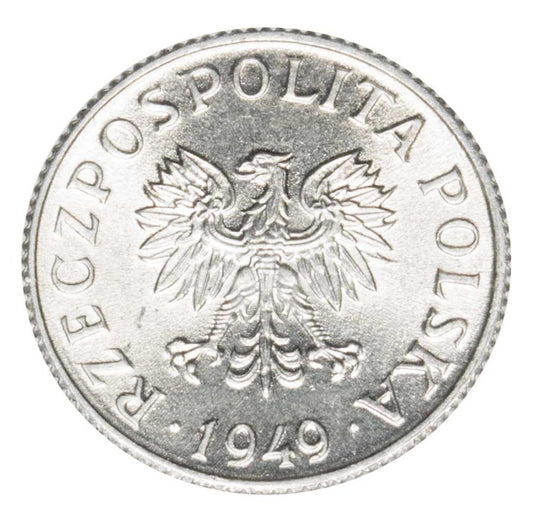 1 grosz 1949 PRL Varsovie