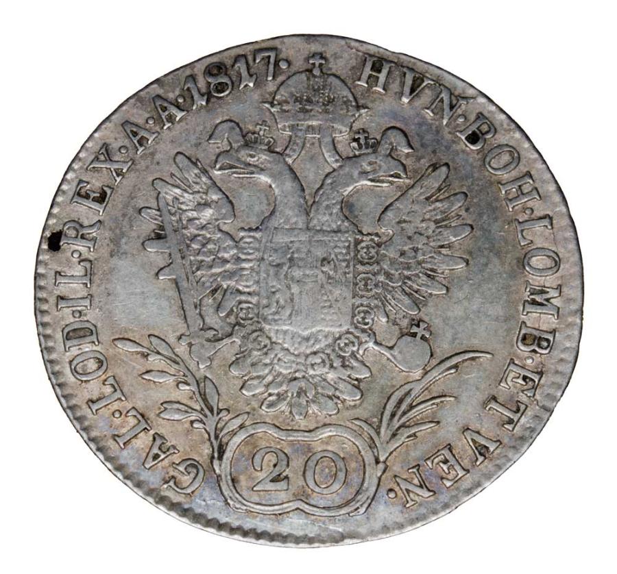 20 couronnes 1817 François II Habsbourg Autriche Vienne A
