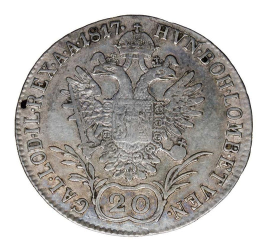 20 couronnes 1817 François II Habsbourg Autriche Vienne A