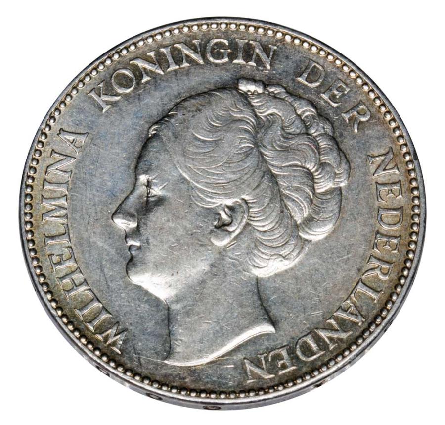 1 florin 1931 Wilhelmine d'Orange-Nassau Pays-Bas Utrecht
