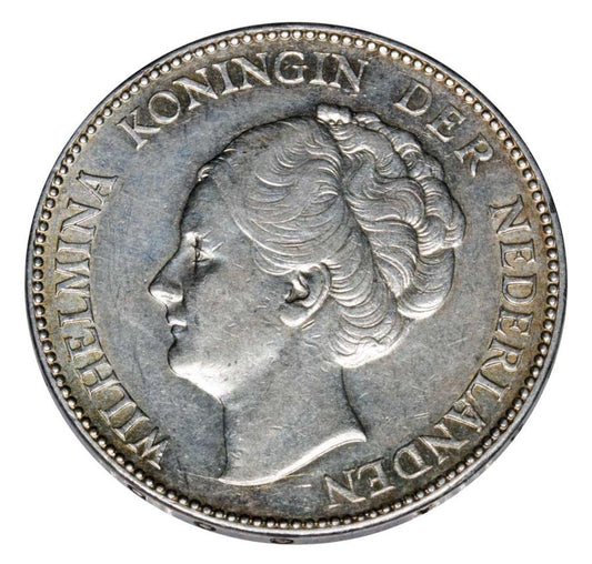 1 florin 1931 Wilhelmine d'Orange-Nassau Pays-Bas Utrecht
