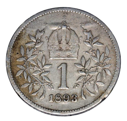 1 couronne 1893 François-Joseph Ier d'Autriche Vienne