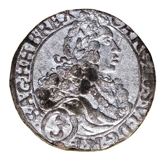 3 krajcary 1713 Charles VI Autriche Carinthie Sankt Veit