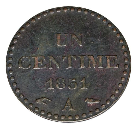 1 centime 1851 France Paris