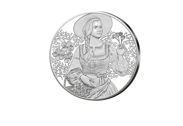 Pièce de 10 Euro Argent 2025 Autriche Robe Dirndl - Lin hgh