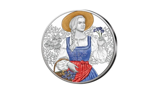 Pièce de 10 Euros Argent 2025 Autriche Dirndl - Proof Lin