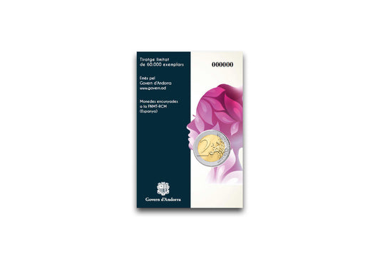 2 euros 2020 Andorre 50 ans du suffrage universel des femmes (emballage blister)