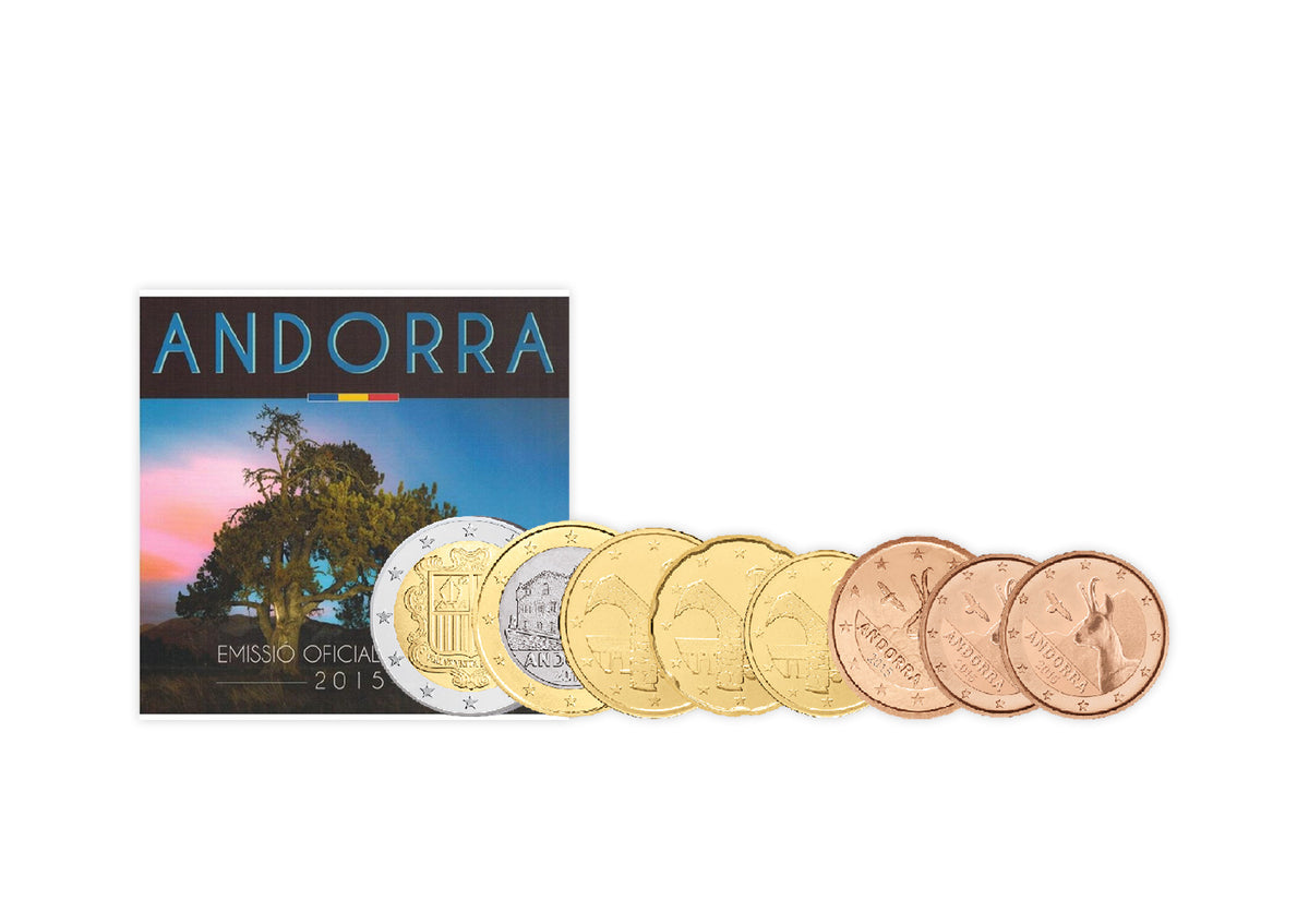 Série de pièces d'Andorre 2015