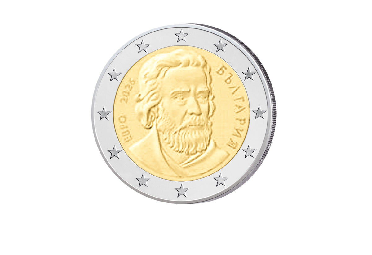 Pièce de 2 euros 2026 Bulgarie, première pièce en euros de Bulgarie