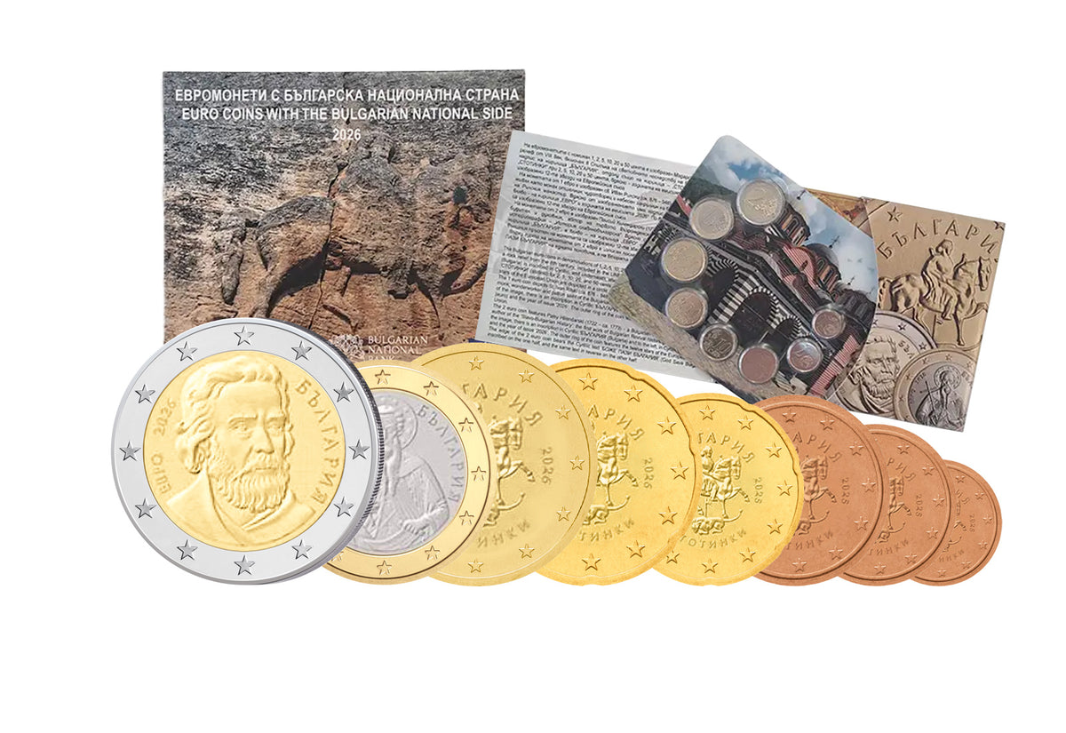 Première série de pièces de monnaie en circulation de Bulgarie 2026
