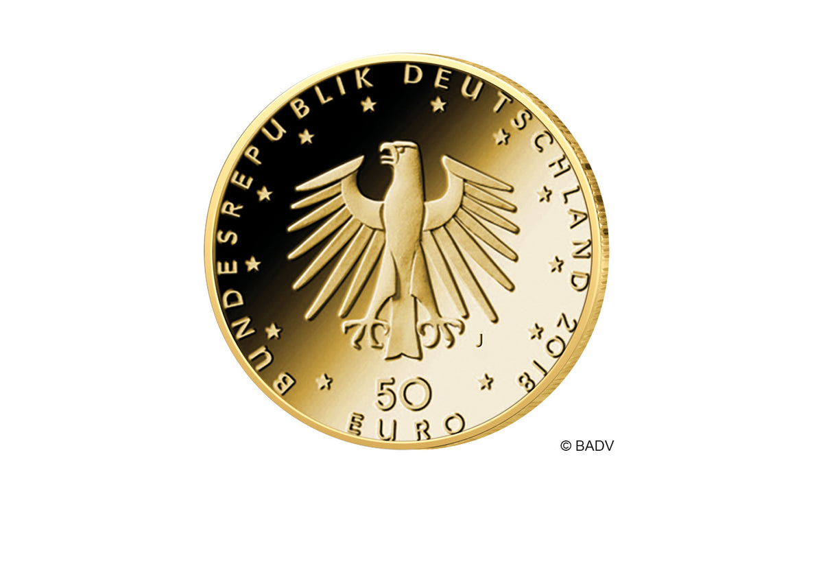 Pièce de 50 euros en or 2018, Allemagne, frappe Double Bass, au choix