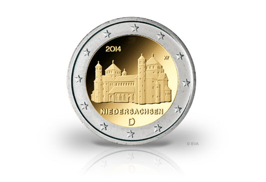 Allemagne 2 Euro 2014 Église Saint-Michel de Hildesheim Monnaie de notre choix