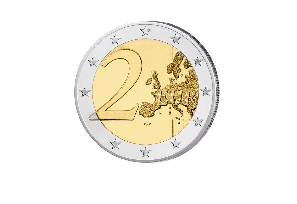 Pièce commémorative allemande de 2 euros 2015, célébrant les 25 ans de l'unité allemande. Atelier de frappe au choix.
