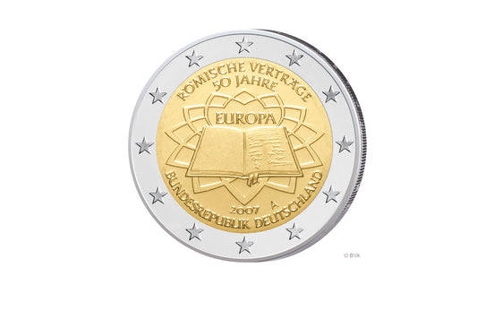 Pièce de 2 euros 2007 Allemagne Traités de Rome Monnaie de notre choix