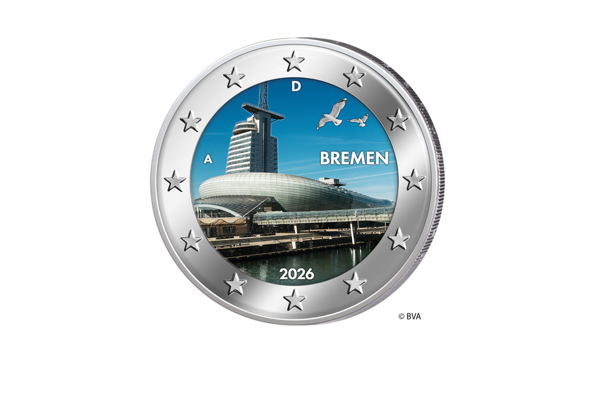 2 Euro 2026 Allemagne Brême « Maison climatique Bremerhaven 8° Est »