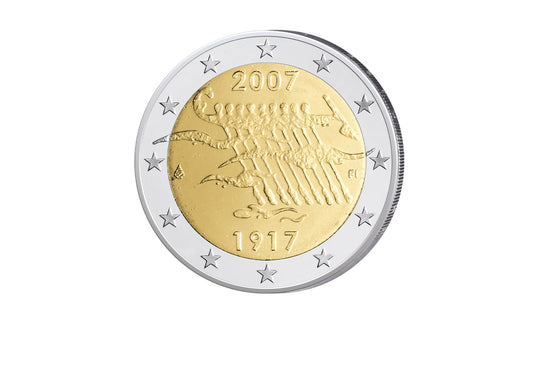 2 euros 2007 Finlande 90 ans d'indépendance