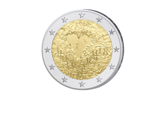 2 euros 2008 Finlande 60 ans de droits de l'homme