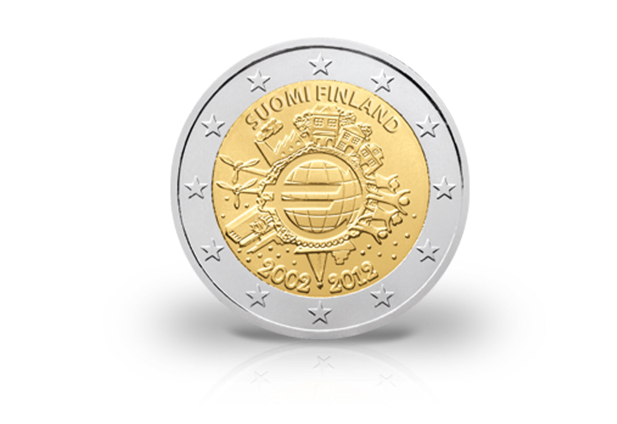 2 euros 2012 Finlande Émission conjointe 10 ans de trésorerie bfr