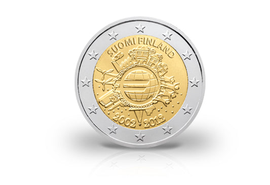 2 euros 2012 Finlande Émission conjointe 10 ans de trésorerie bfr