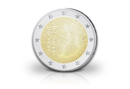 2 euros 2017 Finlande 100 ans d'indépendance
