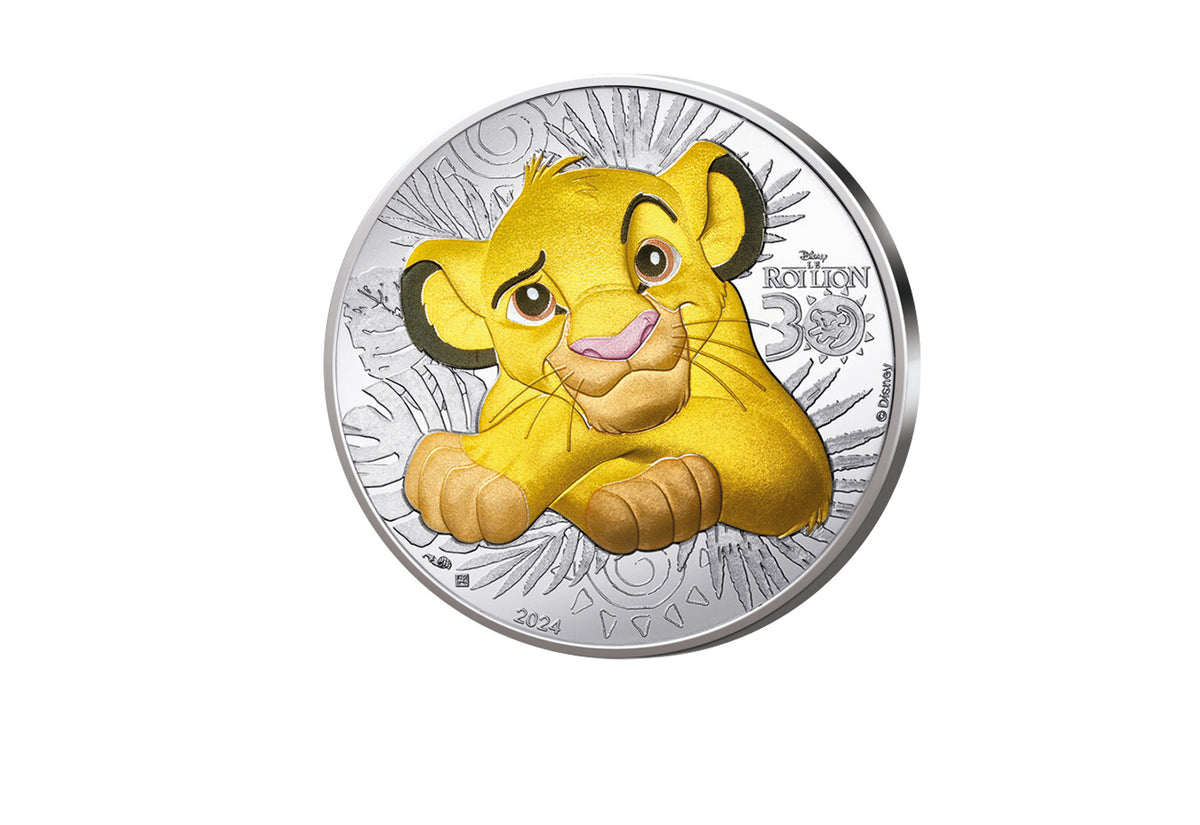 Pièce de 10 euros argent 2024 France Disney 30 ans du Roi Lion