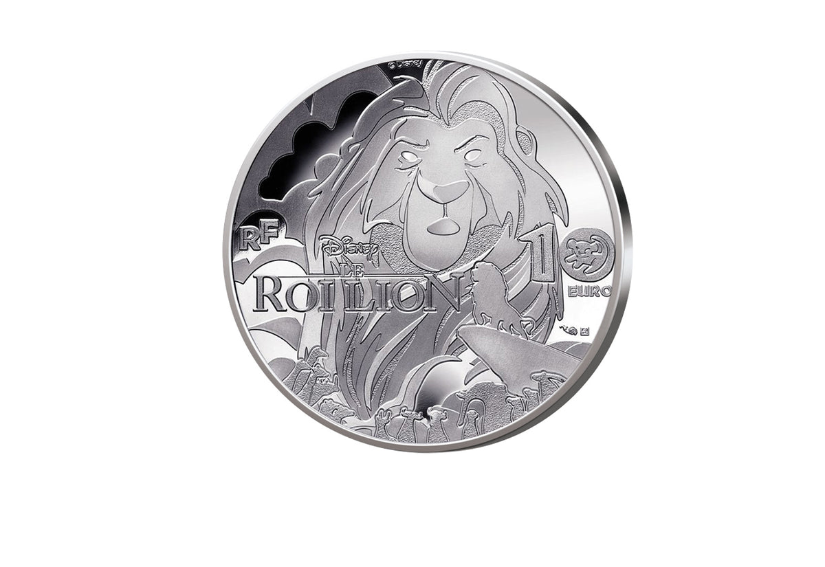 Pièce de 10 euros argent 2024 France Disney 30 ans du Roi Lion PP