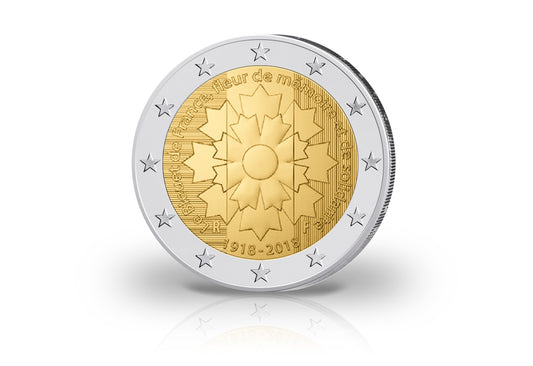2 Euro 2018 France Bleuet